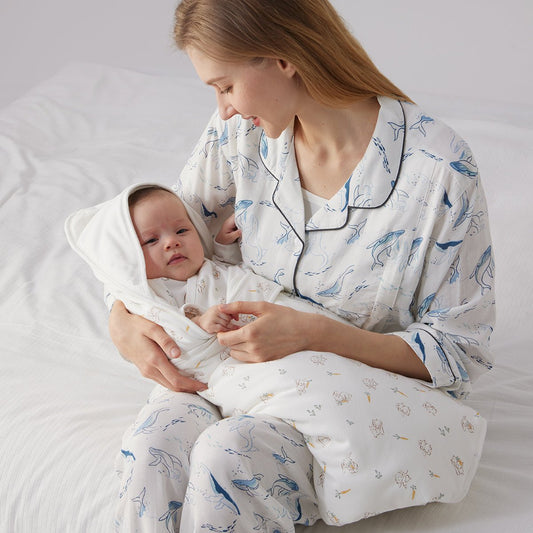 Cute Rabbit Extra Warm Cotton Baby White Swaddle Wrap-1
